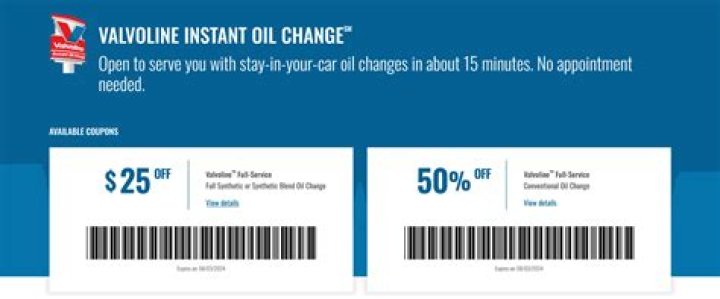 50 Off Valvoline Synthetic Oil Change: A Comprehensive Guide
