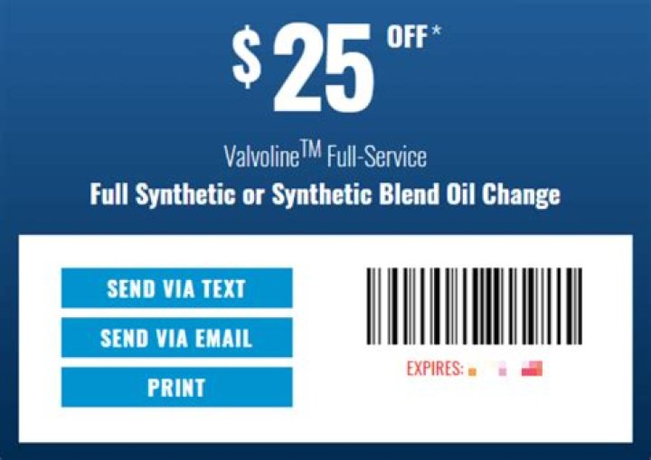Maximize Your Savings with Valvoline Coupon $25 Synthetic Offers